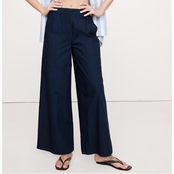 COS Pants - COS Womens Black High Rise Wide Leg Culottes Cropped Pants Size 8